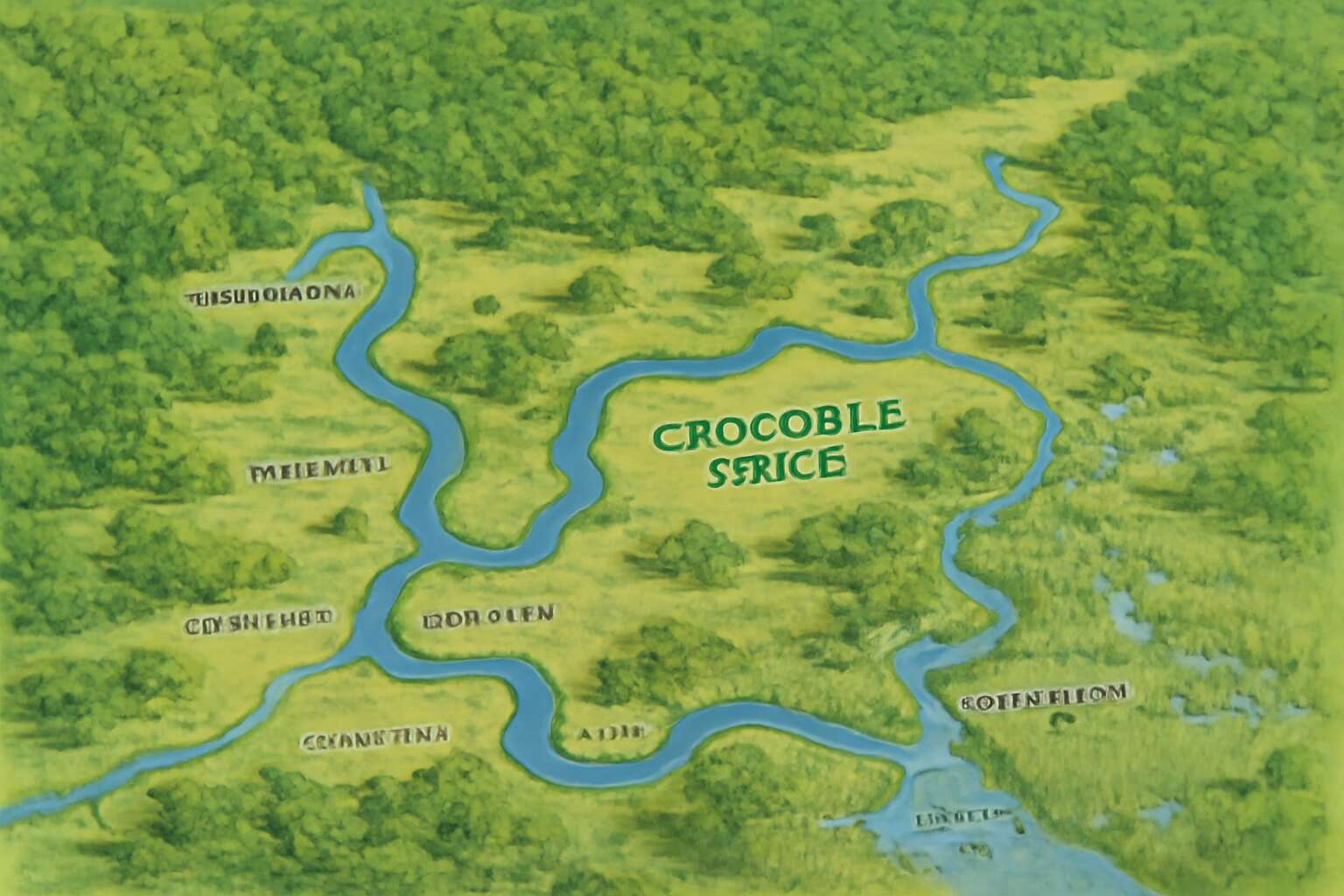 crocodile river map