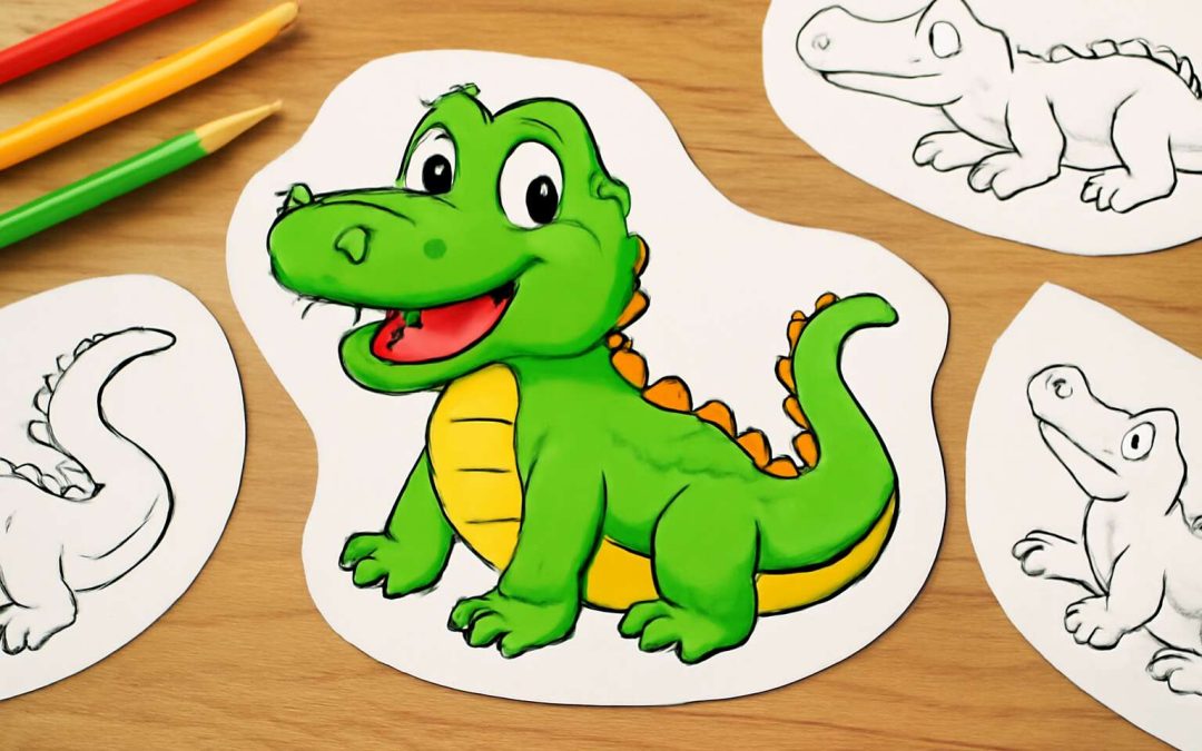 Fun and Creative Crocodile Colouring Pages for Kids to Enjoy and Learn