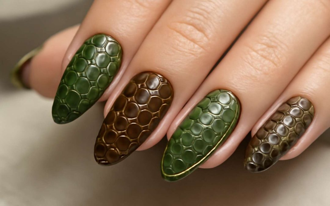 Crocodile Nails: Trendy and Fierce Nail Design Ideas for a Bold Style Statement