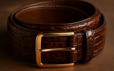 Elevate Your Style with the Timeless Appeal of a Sophisticated Crocodile Belt