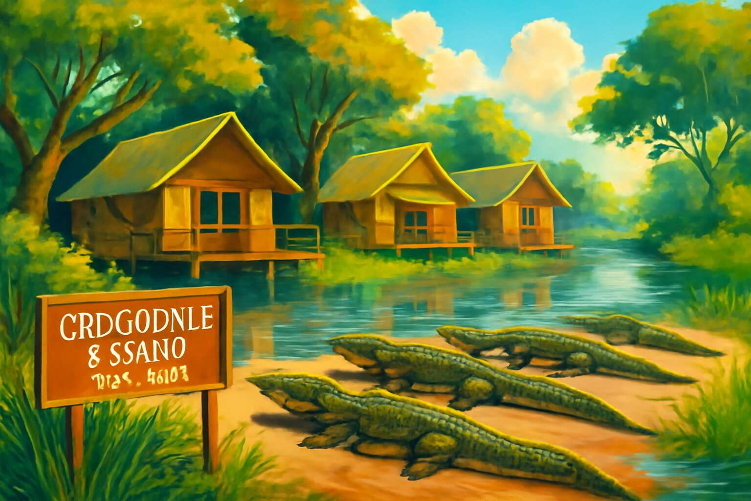 crocodile camp maun