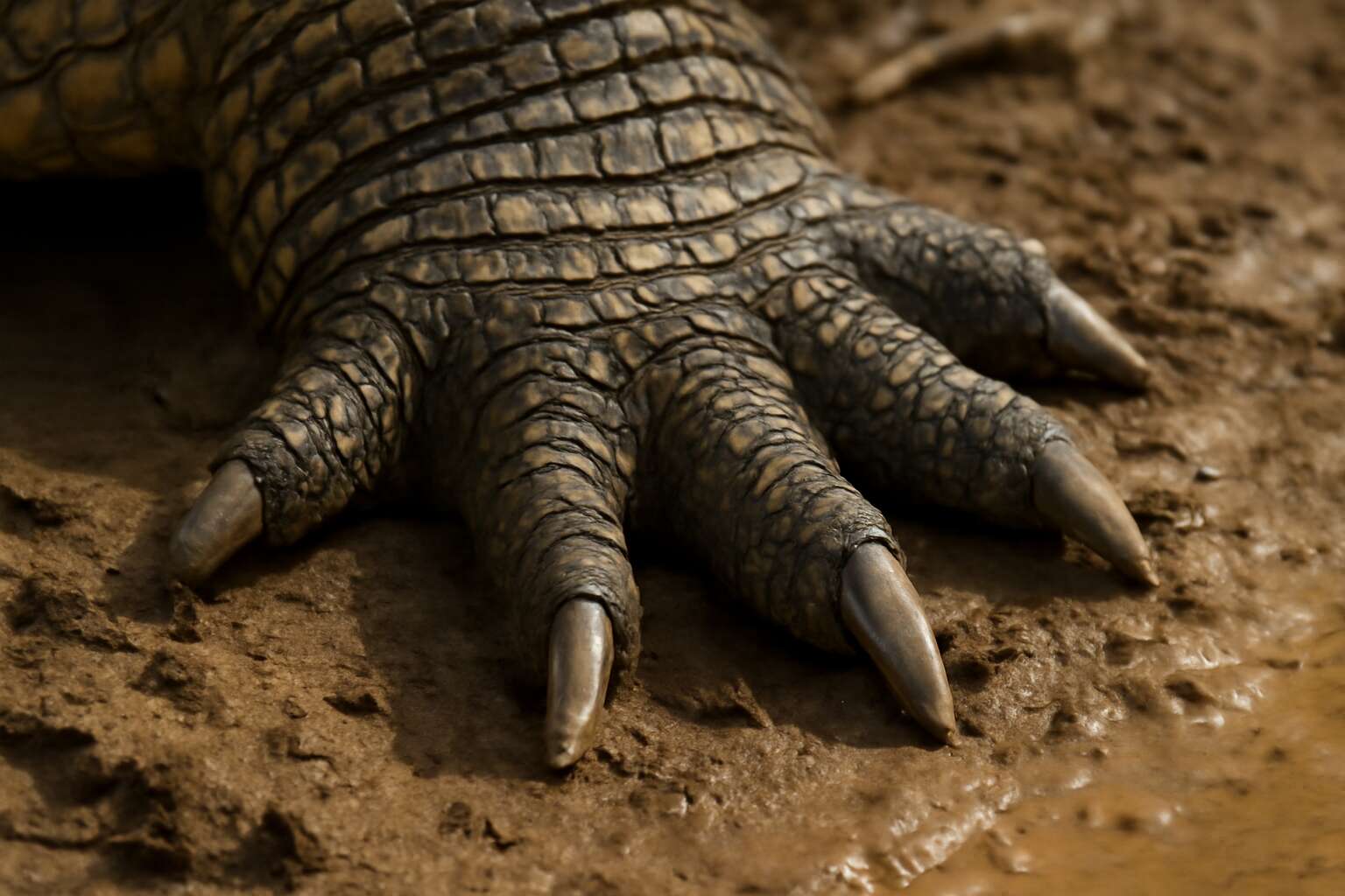 crocodile feet