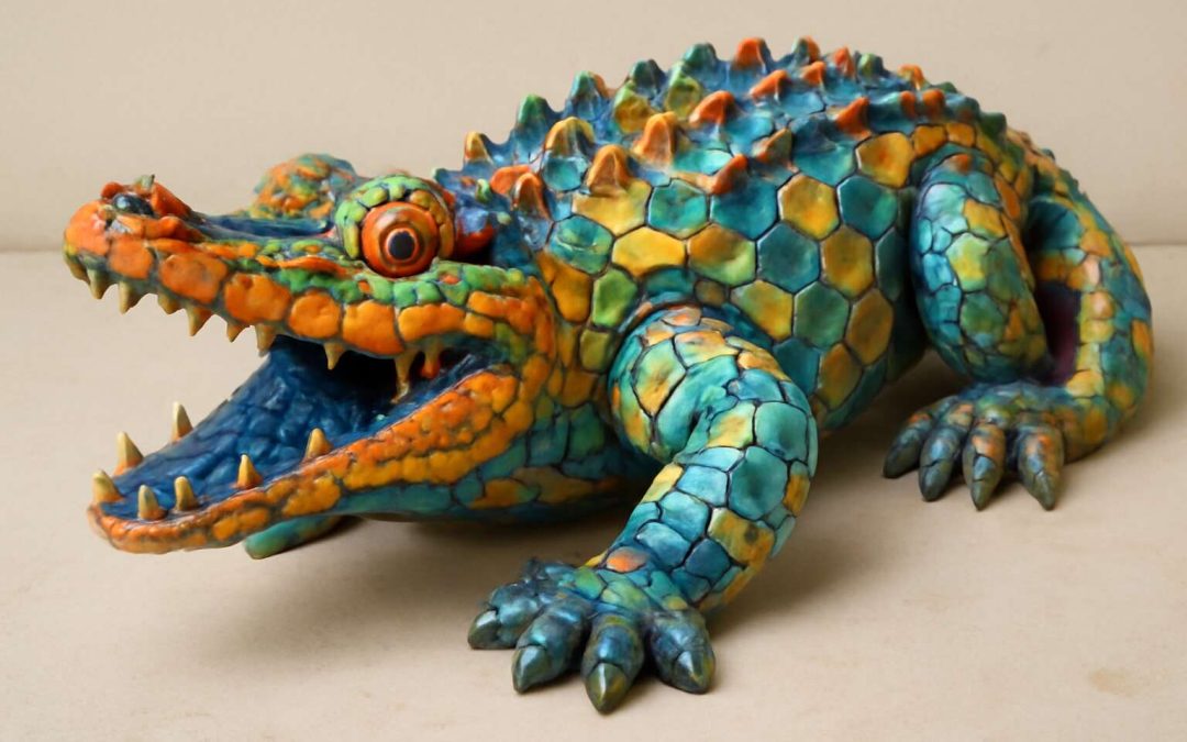 Vibrant and Wild: The Fascinating World of Crocodile Art That Captivates Audiences