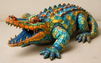 Vibrant and Wild: The Fascinating World of Crocodile Art That Captivates Audiences