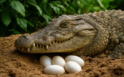 Discover the Fascinating Process of How Crocodile Lay Eggs in Their Natural Habitat