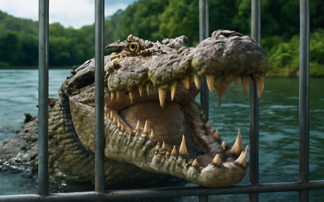 Experience the Thrill of Danger with Heart-Pumping Crocodile Cage Diving Adventures