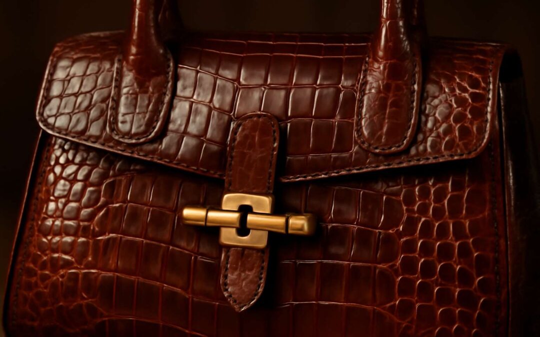 Elevate Your Style with the Luxurious Elegance of a Crocodile Leather Bag