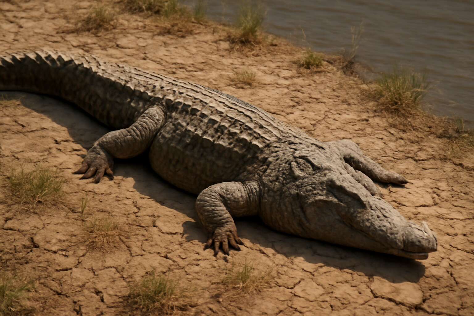 can crocodile survive without water