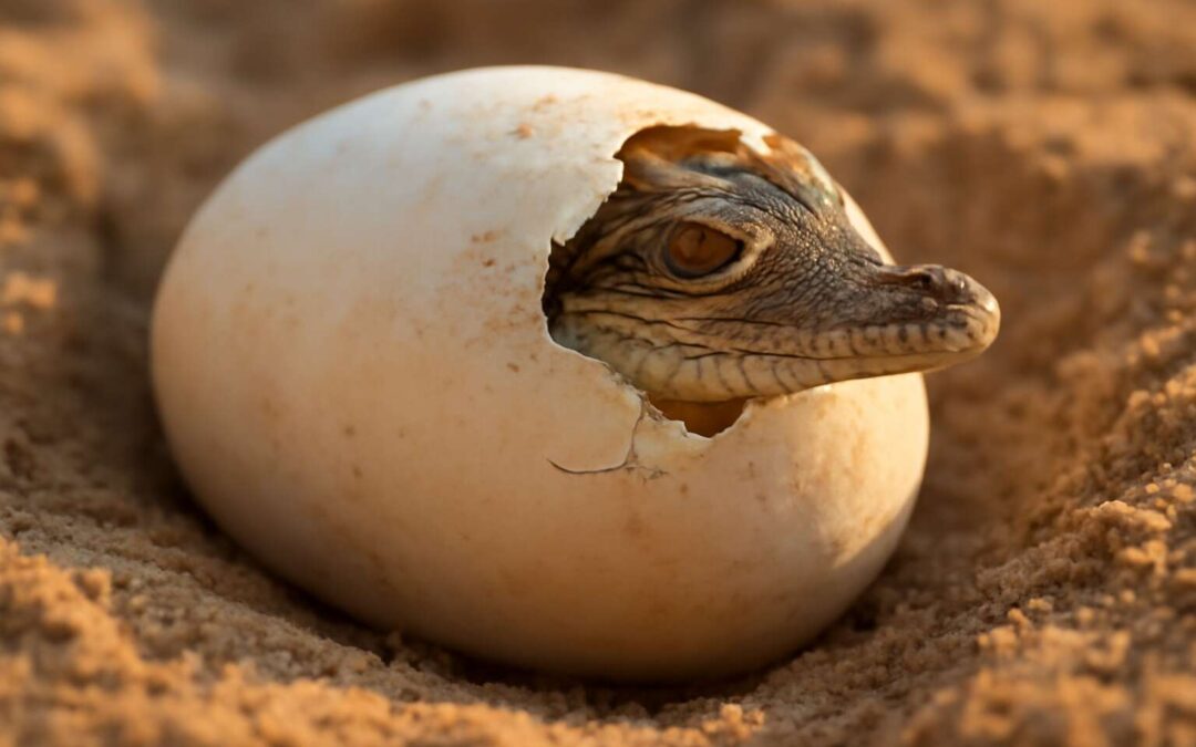 Secret science of crocodile eggs: tiny shells, big mysteries.