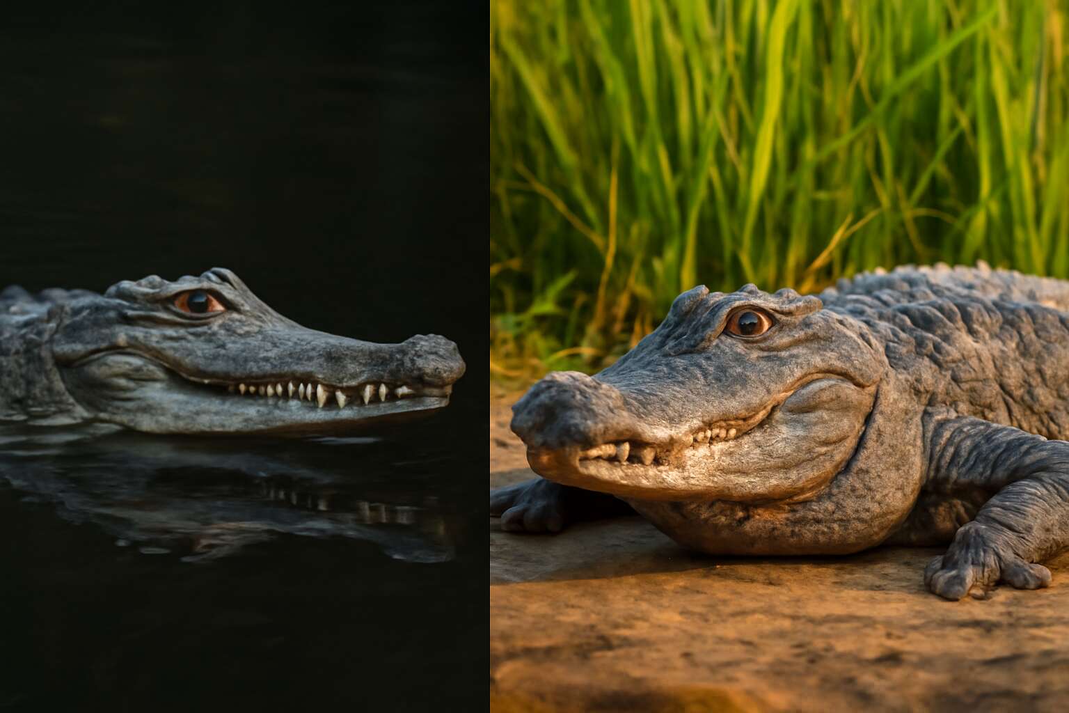 crocodile alligator difference