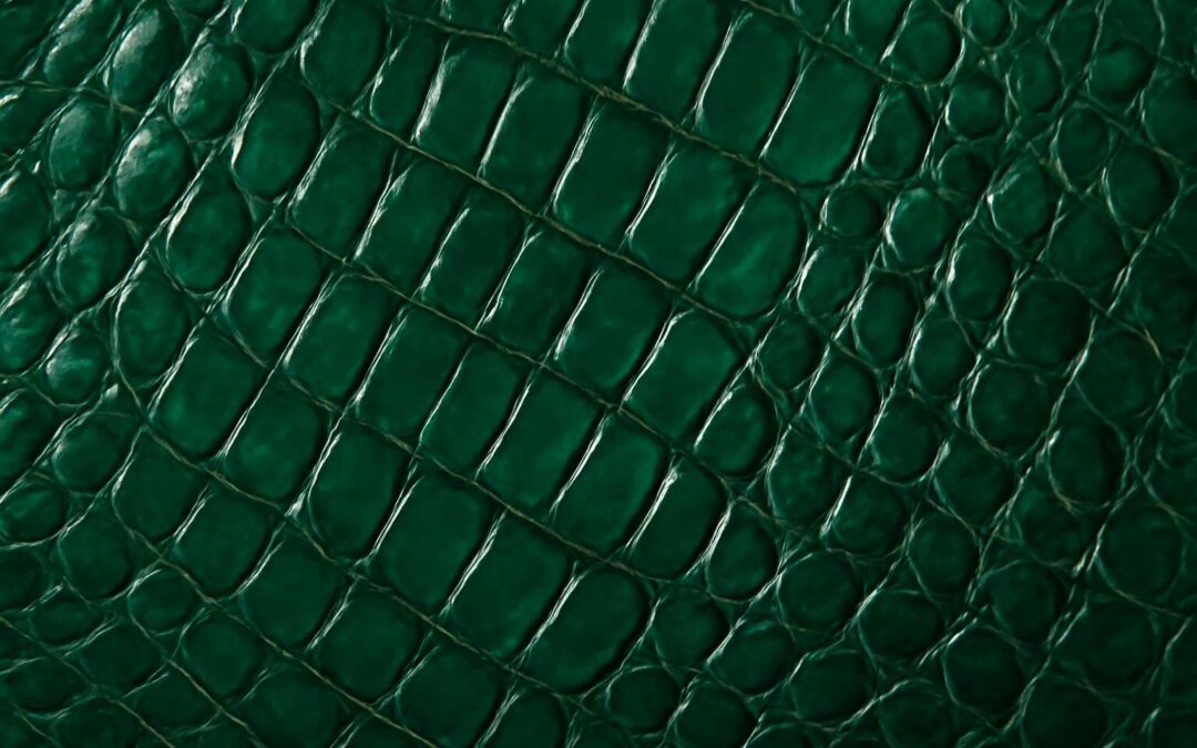 Trend alert: crocodile green steals the spotlight in fashion and decor